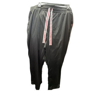 FILS MAN Black Track Pants 3X - Men's Activewear Joggers